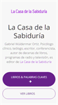 Mobile Screenshot of lacasadelasabiduria.com